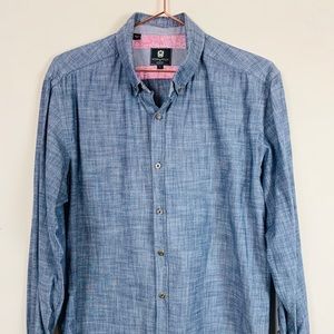 👖Chambray Button-Down | Sz L